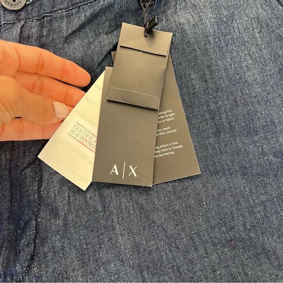 Armani Exchange linen blend Men's shorts waist 38 - Picture 11 of 12